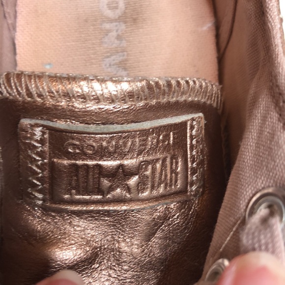 Converse All Star rose gold shoes - Picture 6 of 6